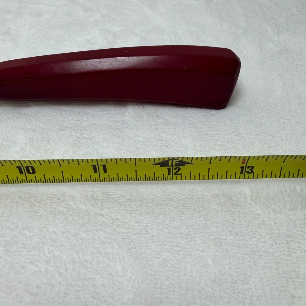 VTG 1950's Corona Bakelite‎ Maroon Handle Slotted Spatula Flipper Farmhouse